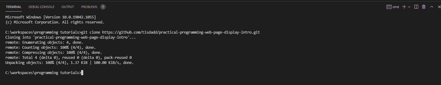 git clone command